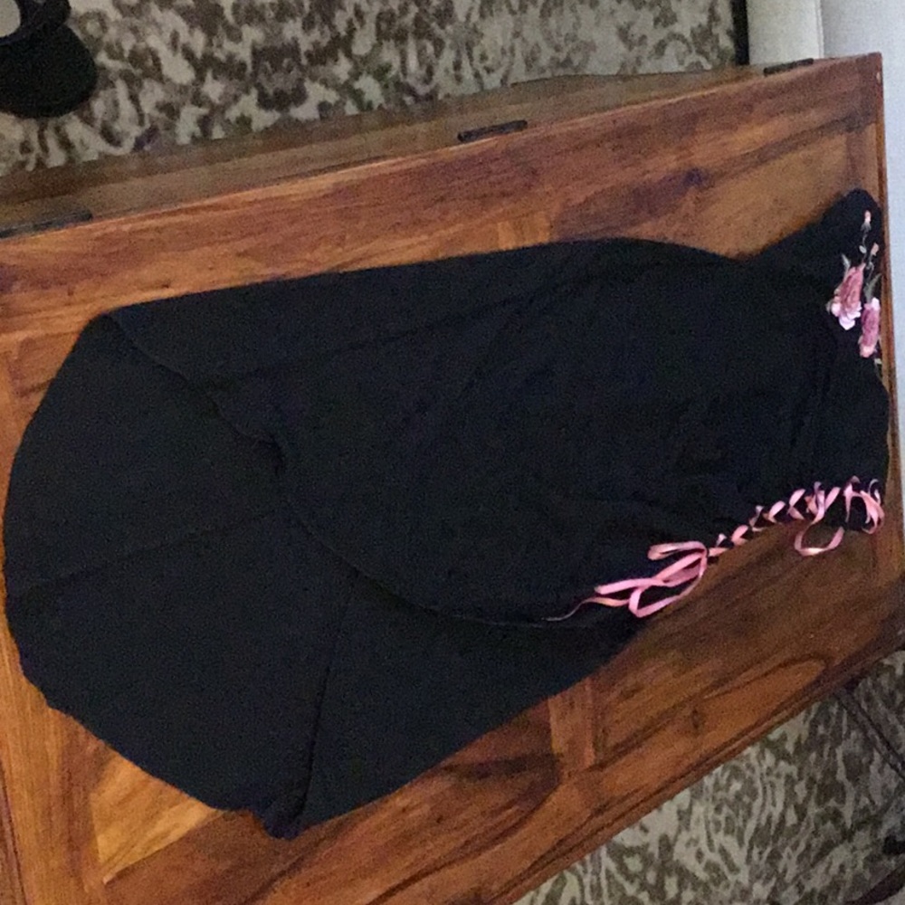 SOLD!!!Pink lace up dress